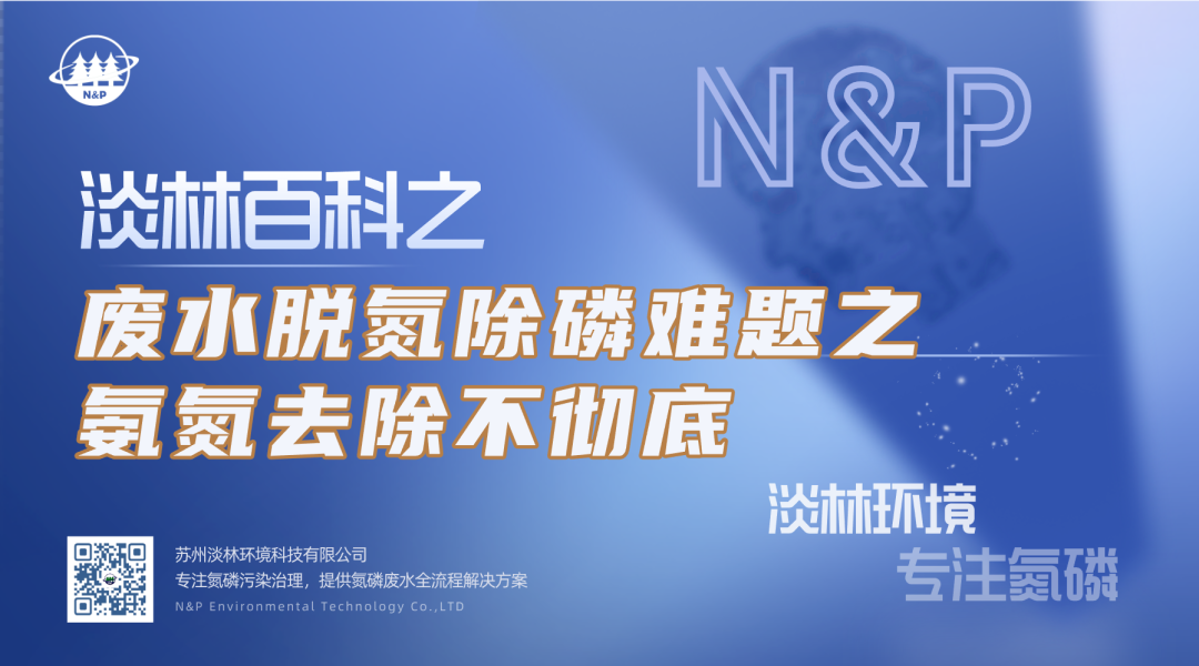 淡林百科｜废水脱氮除磷难题之氨氮去除不彻底