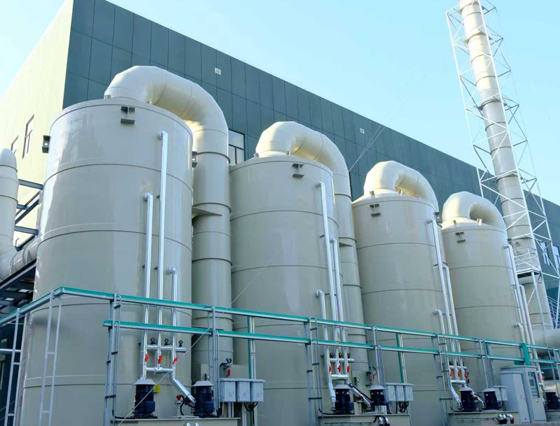 银川某新材料氨纶精制氨纶废气处...