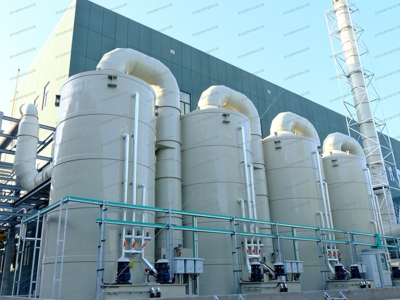 银川某新材料氨纶精制氨纶废气处...